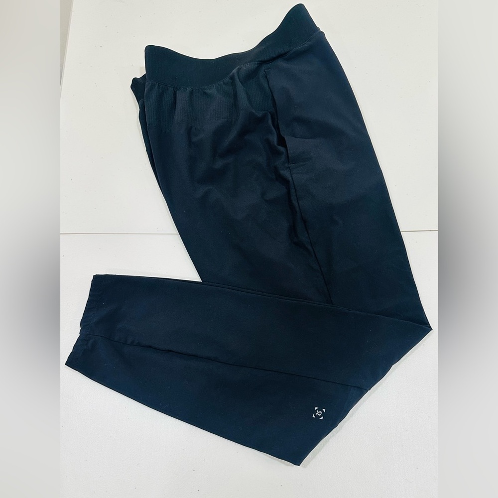 Lululemon Women's M Active Ankle Pants With Pockets Black Color Stretch Active